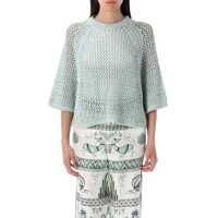 Pulovere Fabiana Filippi Cotton Mesh Knit Top Femei