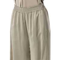 Pantaloni Fabiana Filippi Dama - Pantaloni casual Fabiana Filippi Fabiana Filippi Amelia Viscose Trousers CLAY Femei (BM 17938965) - B-mall.ro