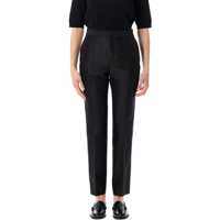 Pantaloni casual Fabiana Filippi Montefalco Mikado Trousers Femei