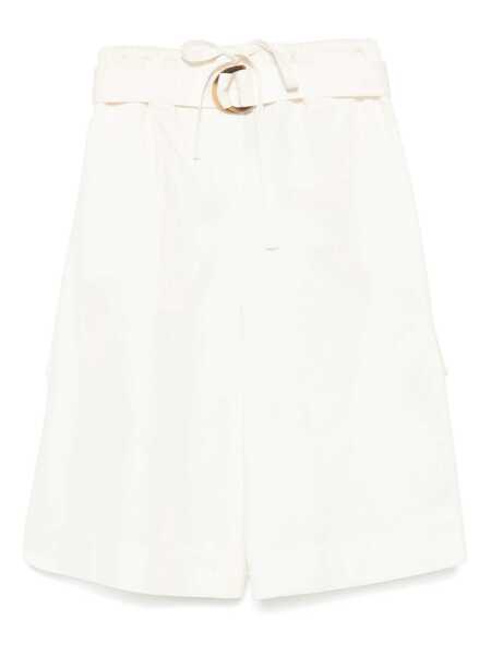 Pantaloni casual ZIMMERMANN Zimmermann The Illuminate Bermuda Short Bermuda Shorts WHITE Femei (BM 17939100) 1