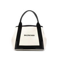 Genti de mana Balenciaga Navy Cabas Small Tote Bag Femei