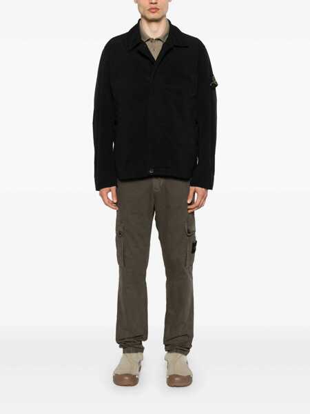 Geci Stone Island Stone Island Techno Fabric Jacket Black Barbati (BM 17939322) 2