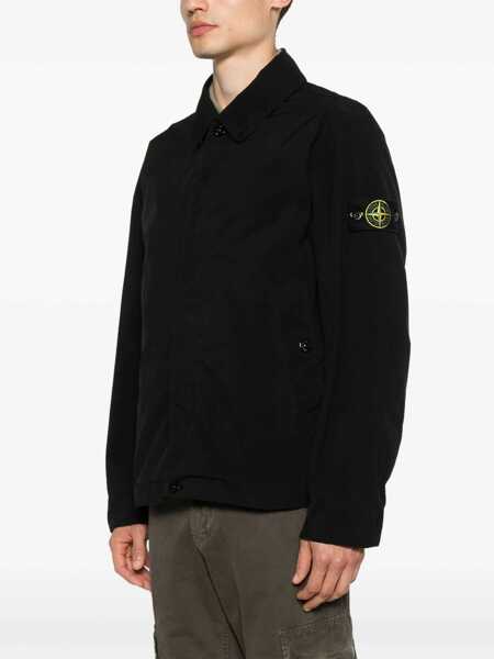 Geci Stone Island Stone Island Techno Fabric Jacket Black Barbati (BM 17939322) 3