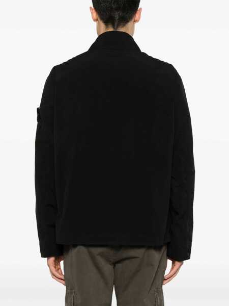 Geci Stone Island Stone Island Techno Fabric Jacket Black Barbati (BM 17939322) 4