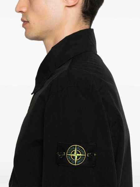 Geci Stone Island Stone Island Techno Fabric Jacket Black Barbati (BM 17939322) 5
