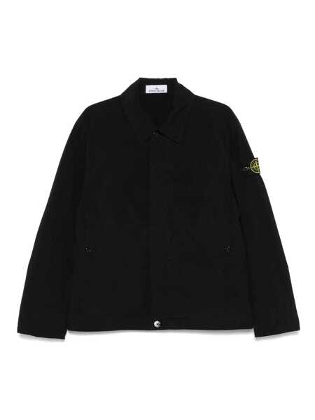 Geci Stone Island Stone Island Techno Fabric Jacket Black Barbati (BM 17939322) 1
