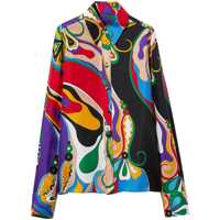 Camasi Pucci Printed Silk Shirt Femei