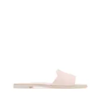 Sandale Alexander McQueen Leather Flat Sandals Femei