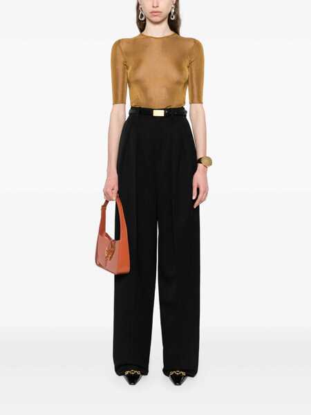 Pantaloni casual Saint Laurent Saint Laurent Trousers Black Femei (BM 17940432) 2