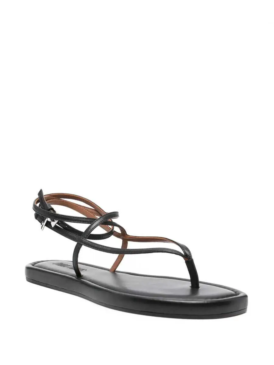 Sandale Paris Texas Paris Texas Leather Sandals Black Femei (BM 17940606) 2
