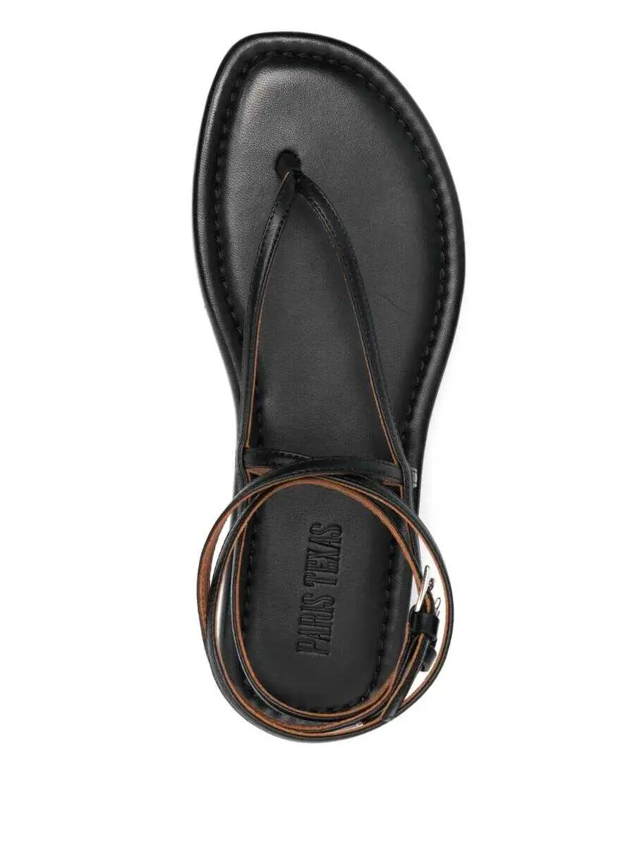 Sandale Paris Texas Paris Texas Leather Sandals Black Femei (BM 17940606) 4