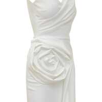 Rochii CHIARA BONI LA PETITE ROBE Dama - Rochii CHIARA BONI LA PETITE ROBE Chiara Boni La Petite Robe Tekkan Long Zipper WHITE Femei (BM 17940711) - B-mall.ro
