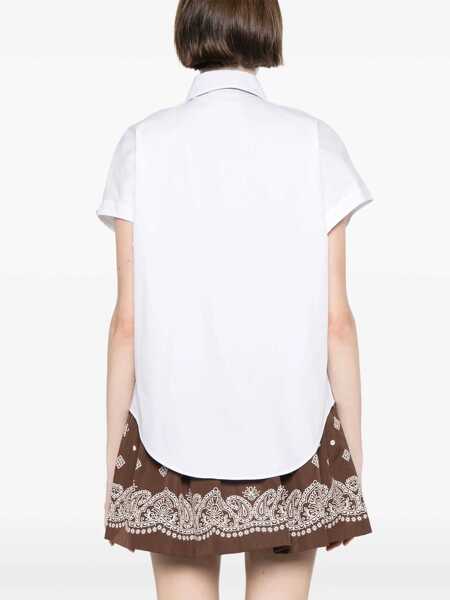 Bluze Herno Herno Monogrammed Shirt WHITE Femei (BM 17941155) 4