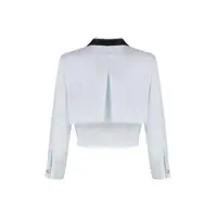 Camasi Elisabetta Franchi Dama - Camasi Elisabetta Franchi Elisabetta Franchi Cotton Poplin Shirt BLUE Femei (BM 17941203) - B-mall.ro