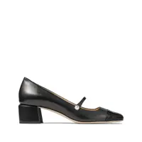 Pantofi cu toc Jimmy Choo 'Elisa 45' Black Pumps With Pearl Detail In Patent Leather Woman
