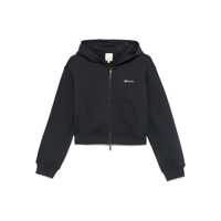 Bluze de trening Emporio Armani Cotton Zipped Hoodie Femei