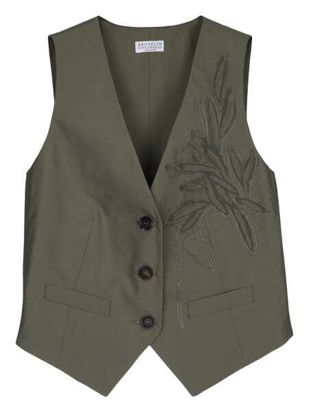 Geci Brunello Cucinelli Brunello Cucinelli Jackets And Vests C3066 Femei (BM 17943099) 1