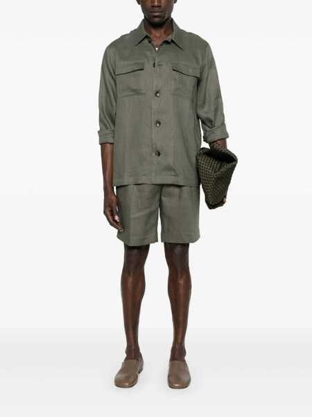 Pantaloni MICHAEL COAL Michael Coal Jessie Shorts GREEN Barbati (BM 17943111) 2