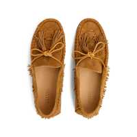 Mocasini Isabel Marant Dama - Mocasini Isabel Marant Fitza Brown Loafers With Fringed Details And Front Bow In Suede Woman BROWN Femei (BM 17943228) - B-mall.ro