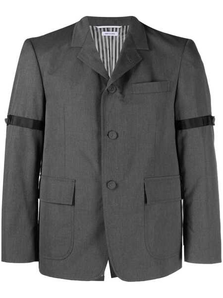 Geci Thom Browne Thom Browne Jackets And Vests MEDGREY Barbati (BM 17943363) 1