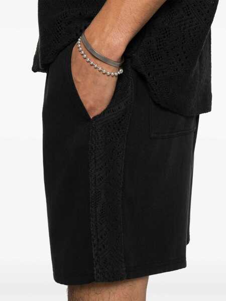 Pantaloni REPRESENT Represent Short Pants With Knitted Panel Black Barbati (BM 17943408) 5