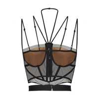 Imbracaminte NENSI DOJAKA Dama - Topuri NENSI DOJAKA Nensi Dojaka Helen Top Black Femei (BM 17943573) - B-mall.ro