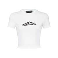 Tricouri DSQUARED2 D2 Icon-Print T-Shirt Femei