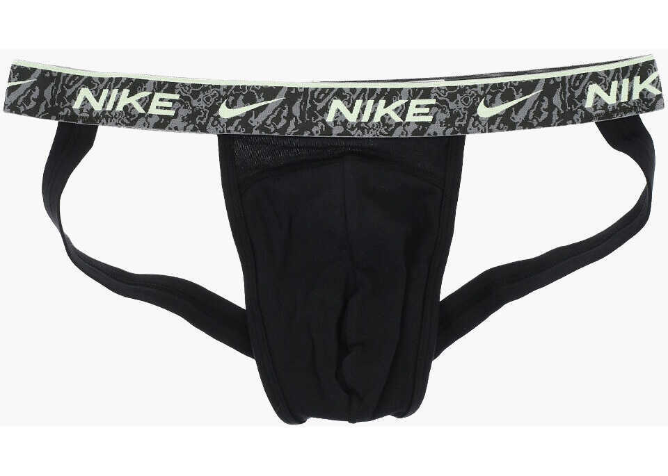Lenjerie intima Nike Set Of 3 Stretch Cotton Jockstrap With Logoed Elastic Band Black Barbati (BM 17945155) 2