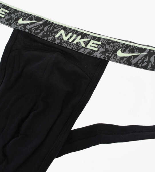 Lenjerie intima Nike Set Of 3 Stretch Cotton Jockstrap With Logoed Elastic Band Black Barbati (BM 17945155) 3