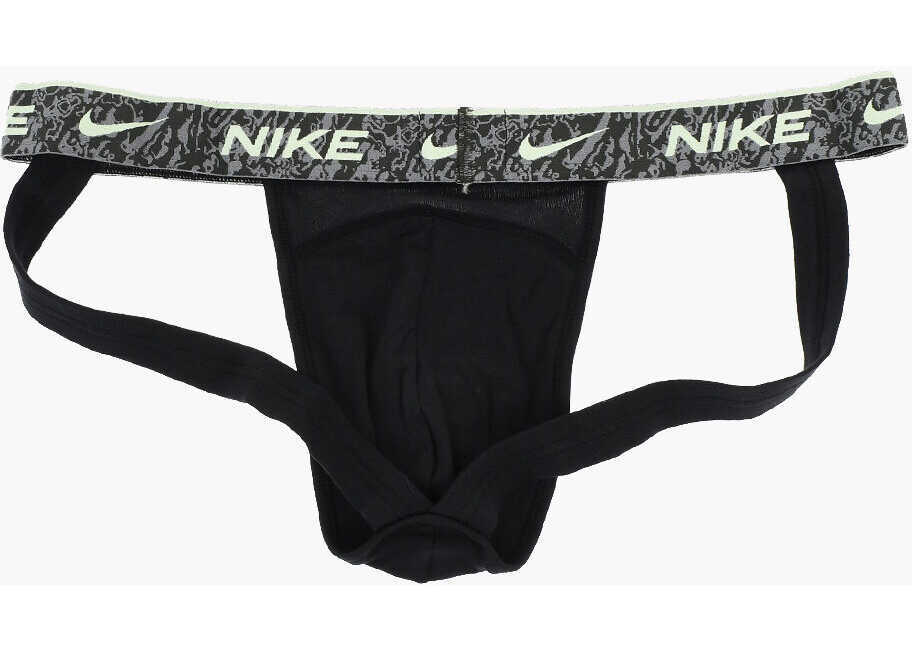 Lenjerie intima Nike Set Of 3 Stretch Cotton Jockstrap With Logoed Elastic Band Black Barbati (BM 17945155) 4