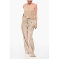 Imbracaminte QL2 Dama - Pantaloni casual QL2 Mafalda Palazzo Pants Beige Femei (BM 17945182) - B-mall.ro