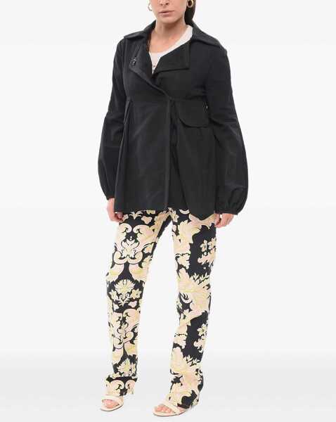 Camasi casual GIAMBATTISTA VALLI Double Breasted Overshirt With Draping Black Femei (BM 17945209) 2