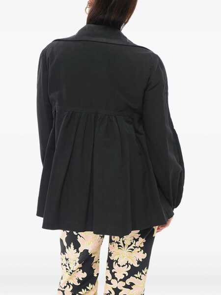 Camasi casual GIAMBATTISTA VALLI Double Breasted Overshirt With Draping Black Femei (BM 17945209) 3