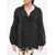 GIAMBATTISTA VALLI Double Breasted Overshirt With Draping Black