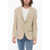 CORNELIANI Circle Unlined Wool Blend Blazer Beige