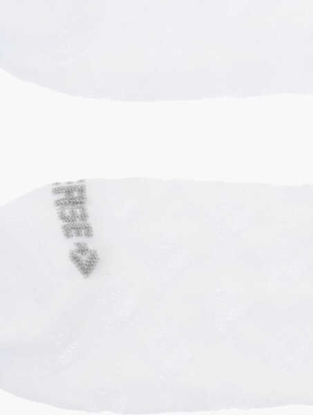 Sosete Converse Set 3 Pairs Of Solid Color Socks With All-Over Logo White Femei (BM 17945233) 2