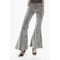 Pantaloni office Sequined Boot Cut Pants Femei