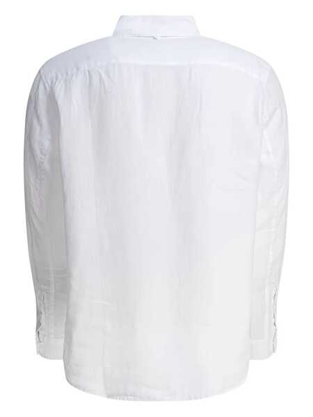 Camasi casual Alex Mill Linen Mill Shirt White Barbati (BM 17945262) 2