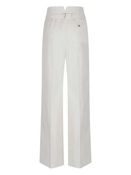 Pantaloni casual Alexander McQueen Trousers White Femei (BM 17945382) 2