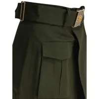 Rochii Dama - Rochii elegante ELIE SAAB Gabardine Midi Skirt PALM SHADE36 Gabardine Green Femei (BM 17945616) - B-mall.ro
