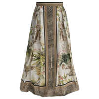 Fuste casual Printed Cotton Long Skirt FOULARD38 PRINTED COTTON Femei