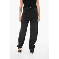 Blugi skinny Slim Fit Noemie Denims With Raw-Cut Details 23Cm Femei