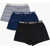 Nike Ultra Comfort Dri-Fit 3 Pairs Boxers Set With Logoed Waist B Blue