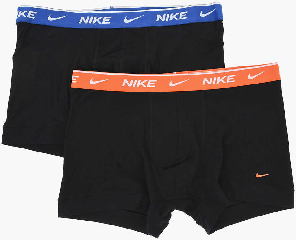 Lenjerie intima Nike Set Of 2 Stretch Cotton Boxer With Logoed Elastic Band Black Barbati (BM 17945791) 2