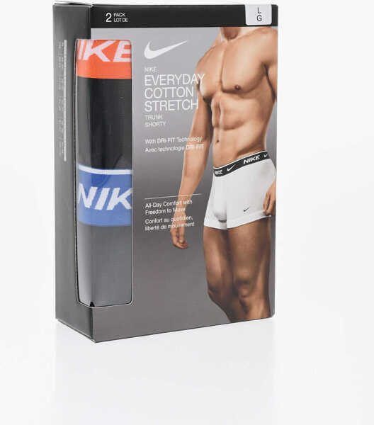 Lenjerie intima Nike Set Of 2 Stretch Cotton Boxer With Logoed Elastic Band Black Barbati (BM 17945791) 1