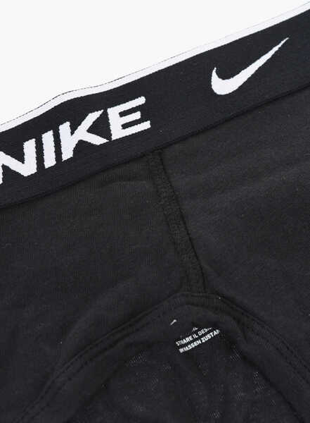 Chiloti Nike Set Of 3 Solid Color Briefs With Logoed Elastic Band Black Baieti (BM 17945806) 4