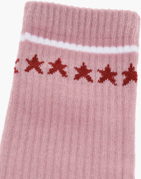 Sosete Converse Set 2 Pairs Of Bicolor Long Socks With Contrasting Details White Femei (BM 17945809) 3