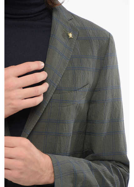 Sacouri CORNELIANI Cc Collection Unlined Reward Blazer Green Barbati (BM 17945815) 3