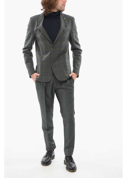 Sacouri CORNELIANI Cc Collection Unlined Reward Blazer Green Barbati (BM 17945815) 4