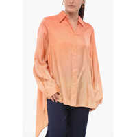 Camasi casual Asimmetryc Gradient Shirt Femei